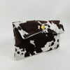 Brown Cow Print Clutch Bag | KOZYSAILA
