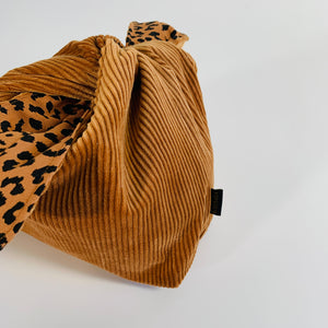 Classic Cheetah Rebekah Tie Knot Bag
