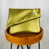Gold Vegan Cactus Leather Clutch Bag | KOZYSAILA